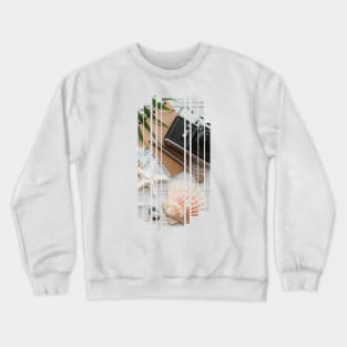 Photo of travel gear - camera - sea shell T-shirt print | Travel and Adventures Crewneck Sweatshirt